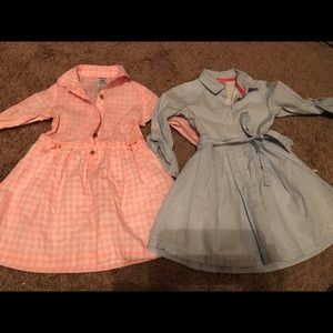 Carter’s toddler dresses set of two size 2T